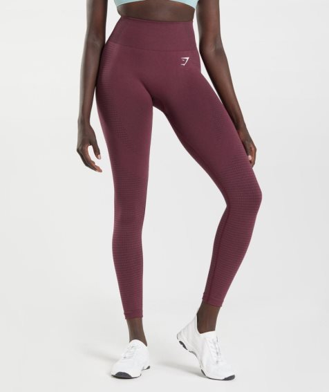 Legginsy Gymshark Vital Seamless 2.0 Damskie Bordowe | PL 148MRN